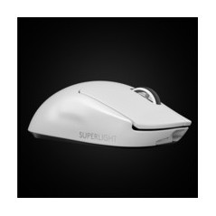Logitech PRO X SUPERLIGHT Wireless Gaming Mouse - Ultra-Lightweight Optical Wireless Gaming Mouse in White - Unleash Your Gaming